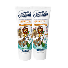 Pasta de dinti Soft Mint (75 ml) Pasta del Capitano Junior +6 ANI- Pachet Promo ( 2buc)