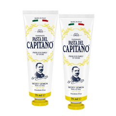 Pasta de dinti cu lamaie de Sicilia 75 ml- Pasta Del Capitano 1905- Pachet Promo (2 buc)