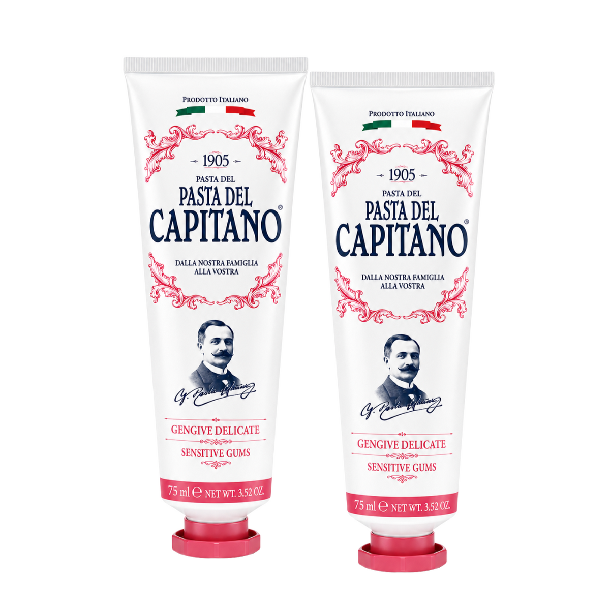 Pasta de dinti pentru gingii sensibile 75 ml- Pasta Del Capitano 1905- Pachet Promo (2 buc)