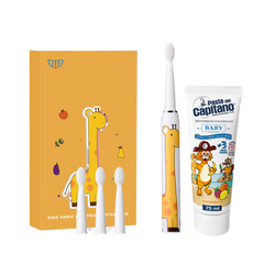 Periuta Electrica JTF Sonic J20C Girafa+ Pasta de dinti Del Capitano Baby Tutti Frutti 75ml- Pachet Promo