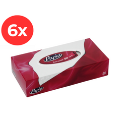 6x Servetele de hartie PAPIA, 80 bucati / cutie mix