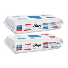 2x SLEEPY EASY CLEAN Lavete umede pentru curatare pardoseli BLEACH Additive 50 buc