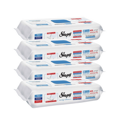 4x SLEEPY EASY CLEAN Lavete umede pentru curatare pardoseli BLEACH Additive 50 buc