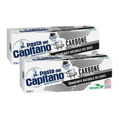 Pasta de dinti cu carbune activ 75 ml- Pasta Del Capitano- Pachet Promo