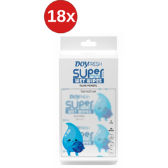 18x MINI Servetele umede buzunar DOYFRESH WHITE 8x8buc