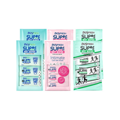 6x MINI Servetele umede buzunar DOYFRESH MIX 8x8buc (2xIntimate + 2xAntiperspirante + 2xIgienice )