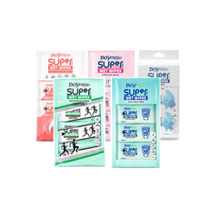 5x MINI Servetele umede buzunar DOYFRESH MIX 8x8buc (1xIntimate + 1xWhite +1xMake-up + 1xAntiperspirant + 1xigienice)