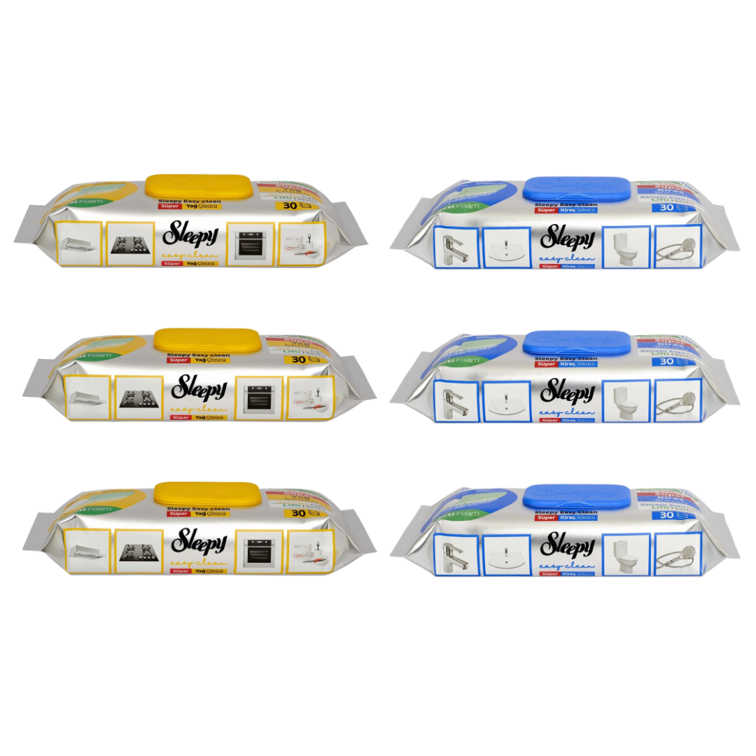 PACHET PROMO 3 Sleepy Easy Clean Bucatarie + 3 Baie cu spuma activa