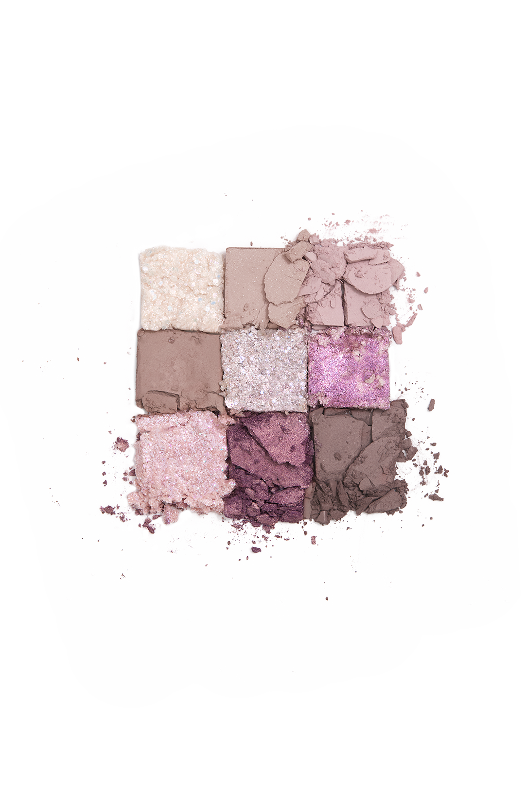 Unleashia Paleta farduri pentru ochi cu glitter N4 All of Lavender Fog, 6.2g