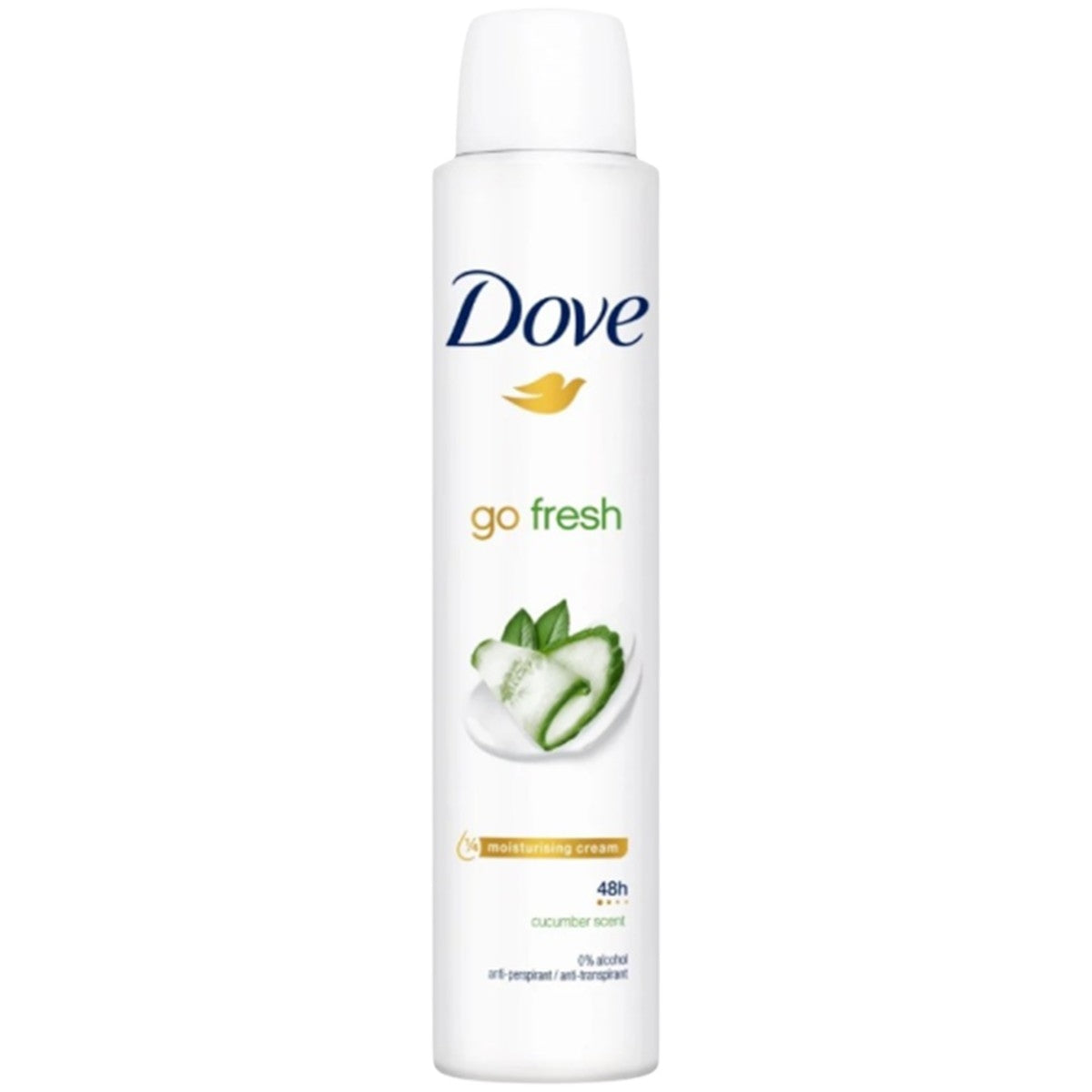 Deodorant spray Dove Go Fresh, Castravete, 200ml