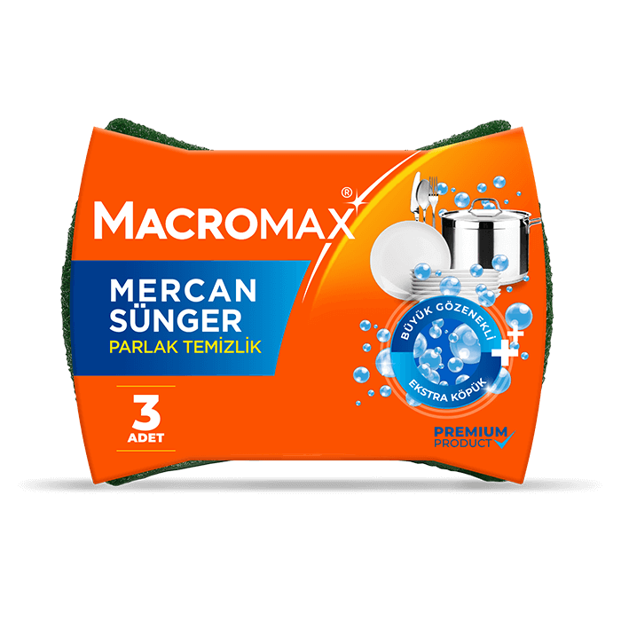 Burete de vase MACROMAX Mercan, 3 buc.