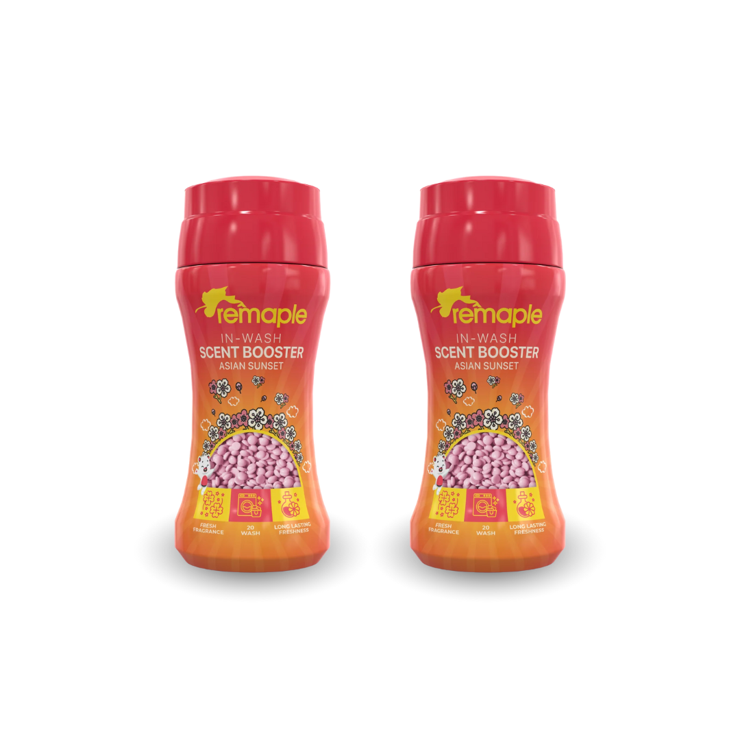 Pachet Promo REMAPLE - Perle Parfumate pentru Rufe Asian Sunset (2 x 210 g)