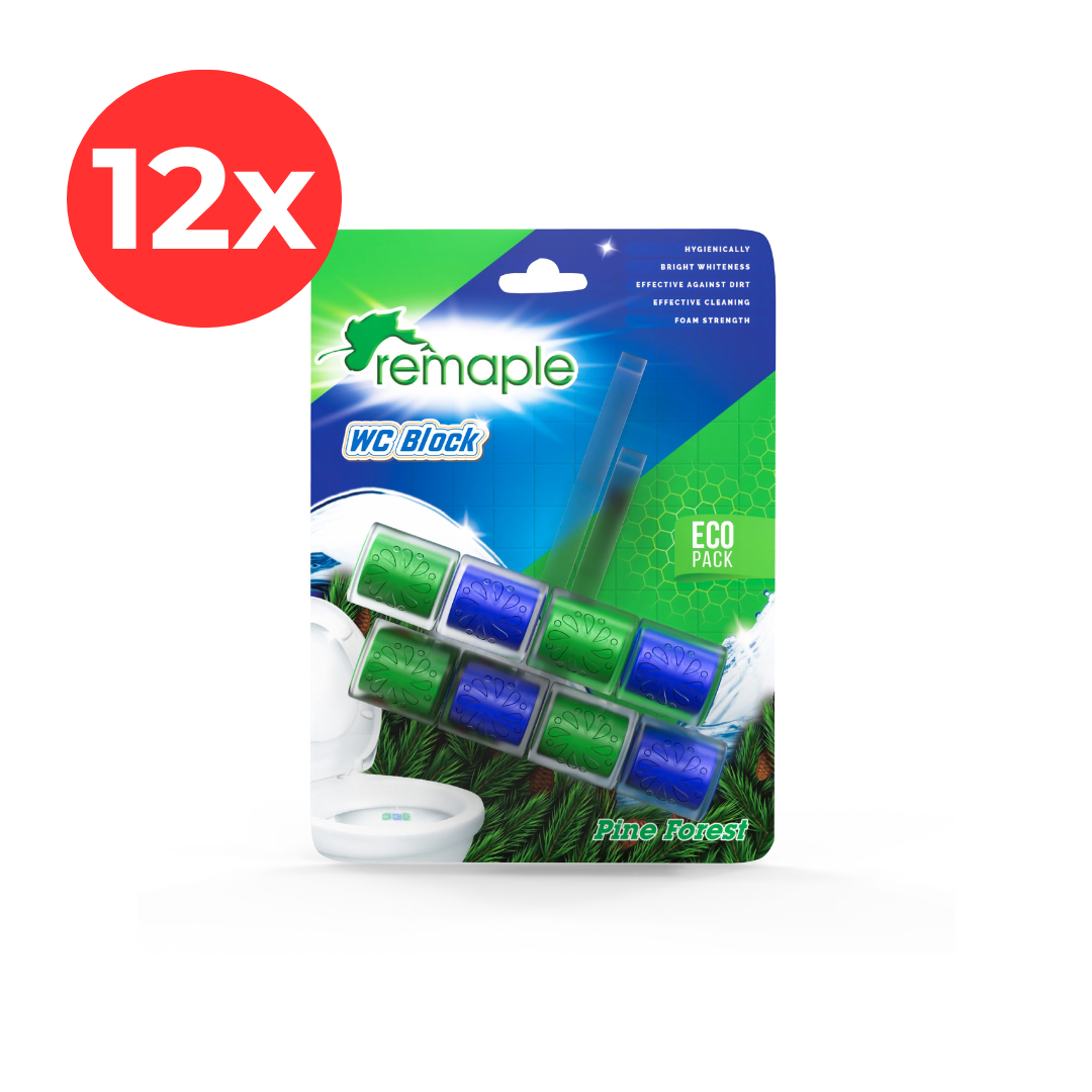 12 x REMAPLE WC Deo block Pine forest 50*2gr