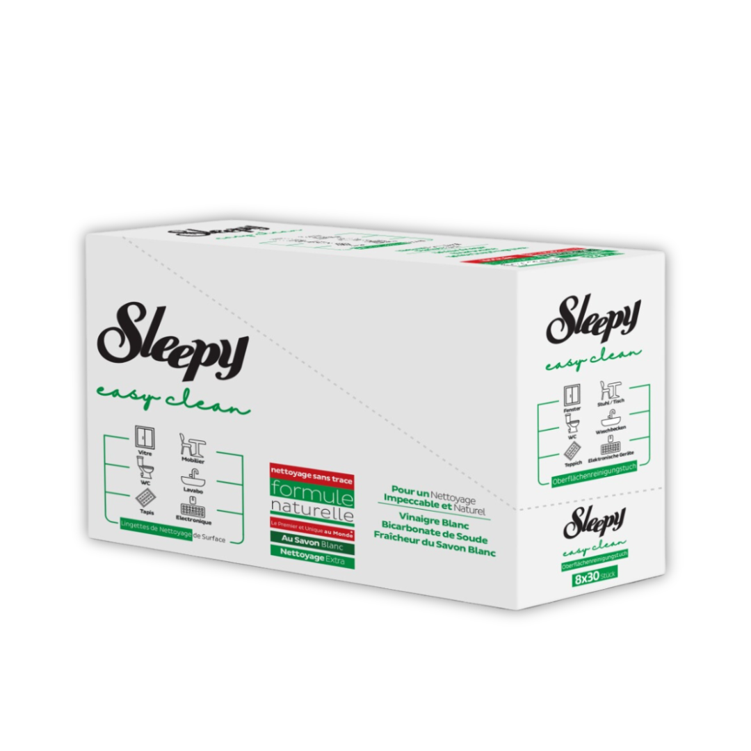 Servetele umede multisuprafete Sleepy Easy Clean White Soap 8 bucati / cutie