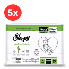 5x SLEEPY NATURAL Scutece Chilotel 4 Maxi (7-14) 30