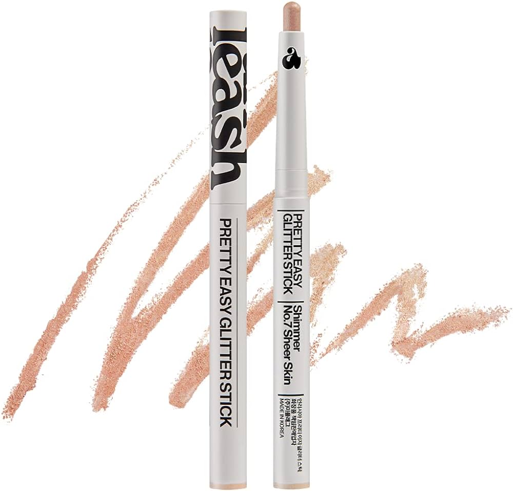 Unleashia Pretty Easy Eyeliner Kohl cu glitter N7 Sheer Skin, 0.7g