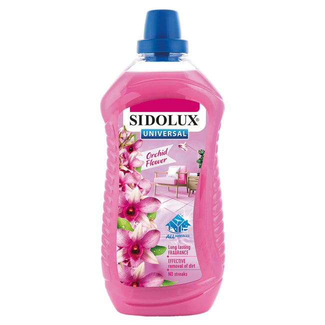 Soluție Sidolux UNIVERSAL pentru pardoseli, parfum Orhidee, 1L