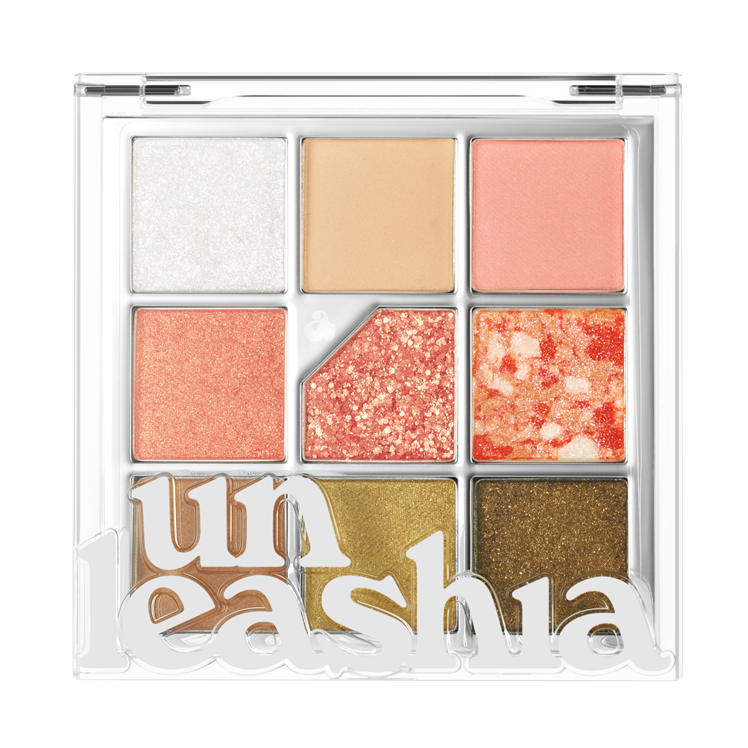 Unleashia Paleta farduri pentru ochi cu glitter N6 All of Citrus, 6.2g