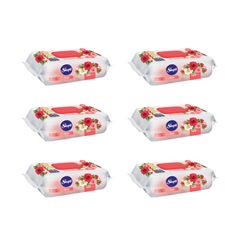 6x SLEEPY Rose Servetele umede pentru bebelusi 120buc aroma de trandafir