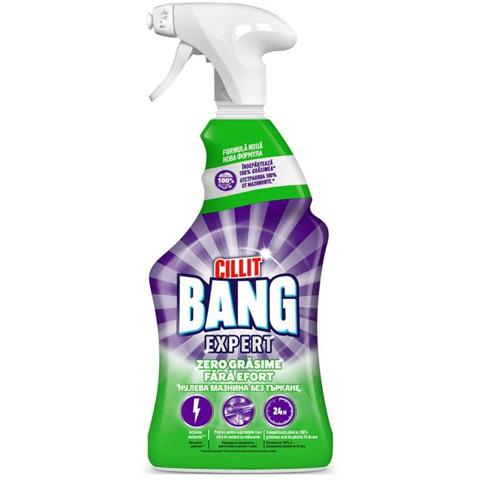 Degresant Universal Împotriva Grăsimilor, 750 ml Spray Cillit Bang Power Cleaner