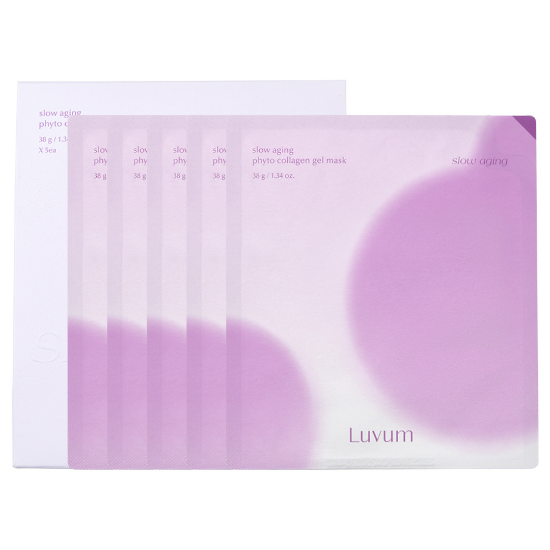 🎁 Luvum Masca Gel pentru fata Slow Aging Phyto Collagen (5 bucati) (100% off)