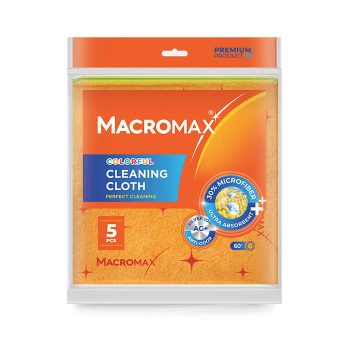 MACROMAX Laveta de curatare colorata 5 Buc