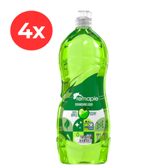 4 x REMAPLE Detergent de vase Apple, 750ml