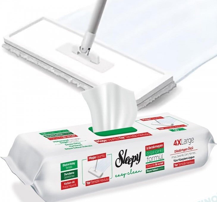 PACHET PROMO - 4 x Lavete umede Sleepy Easy Clean, 50 Buc