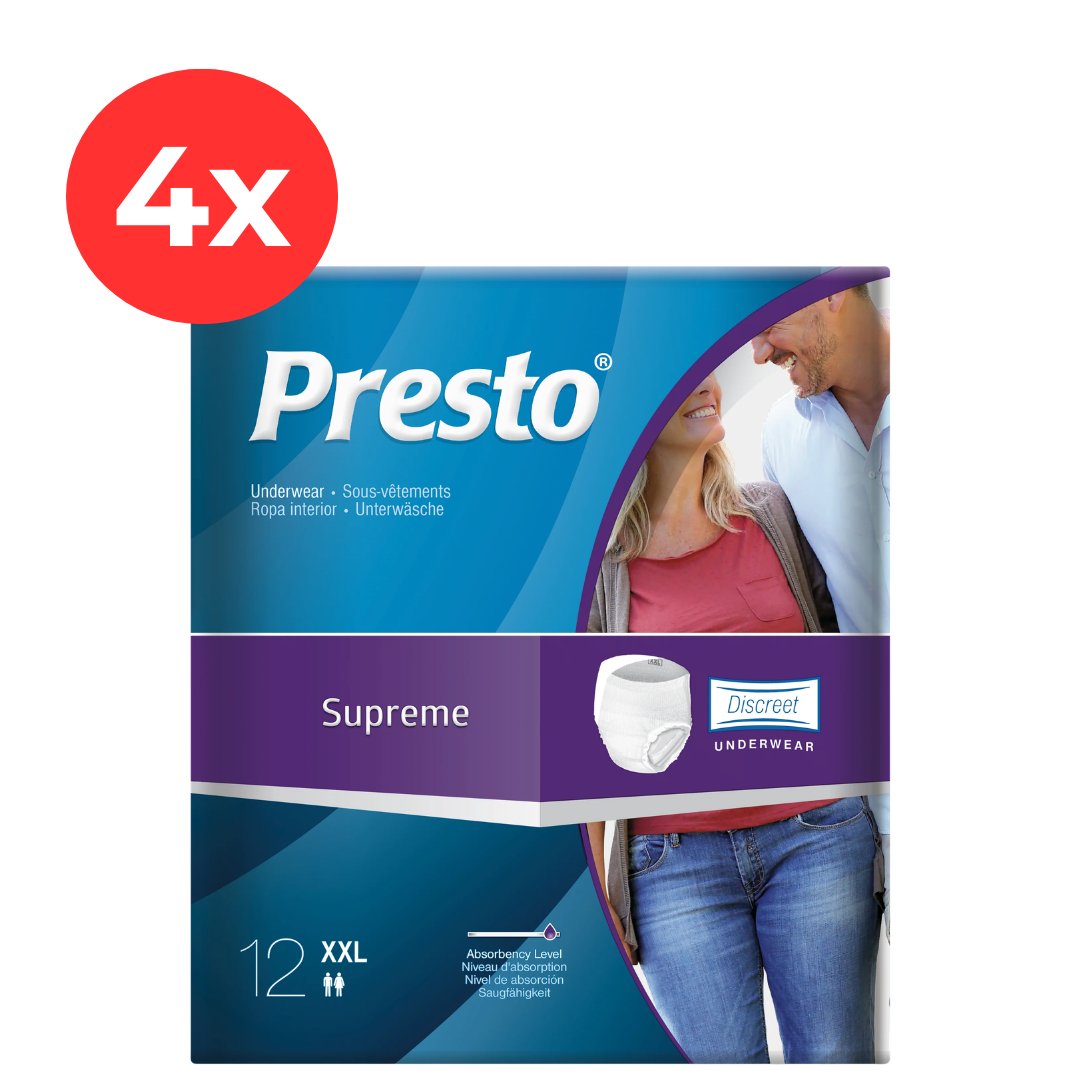 4x PRESTO SUPREME Pant XXL 12buc