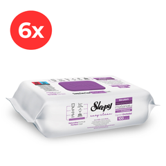 6x SLEEPY EASY CLEAN Servetele umede multisuprafete Orchid Garden 100