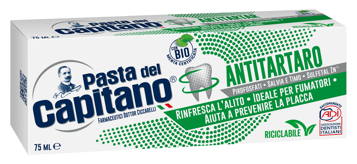 Pasta de dinti antitartru 75 ml- Pasta Del Capitano