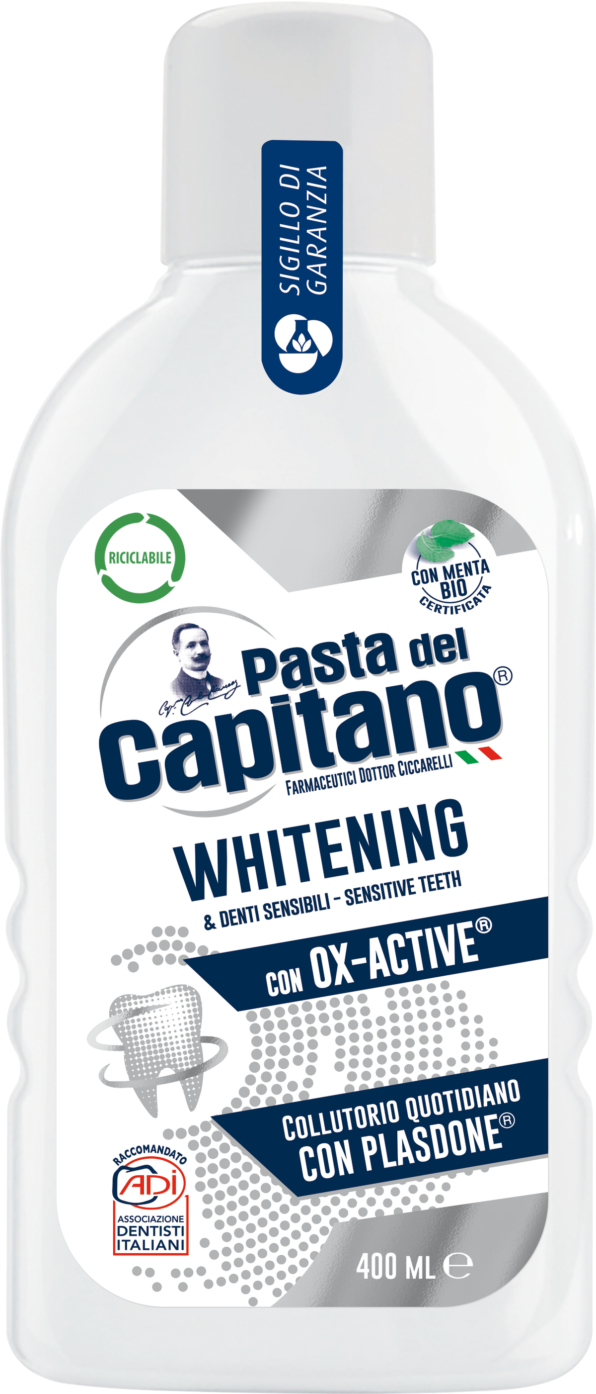 Apa de gura pentru albire 400 ml- Del Capitano