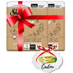 PACHET PROMO- 2x”Scutece pentru bebeluși Sleepy Ecologic Double, mărimea 1”