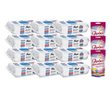 PACHET PROMO: 12× Șervețele Sleepy Bleach Additive 100 buc + 3× Soluție Perlux pentru îndepărtarea petelor
