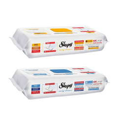 PACHET PROMO - 2 x Lavete umede pentru curatare pardoseli SLEEPY EASY CLEAN, 50 buc