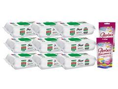 PACHET PROMO: 9× Șervețele Sleepy White Soap Additive 100 buc + 2× Soluție Perlux pentru îndepărtarea petelor