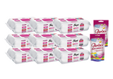 PACHET PROMO: 9× Șervețele Sleepy Lilium Bouquet 100 buc + 2× Soluție Perlux pentru îndepărtarea petelor