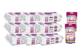 PACHET PROMO: 9× Șervețele Sleepy Orchid Garden 100 buc + 2× Soluție Perlux pentru îndepărtarea petelor