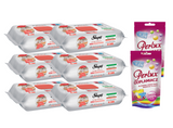 PACHET PROMO: 6× Șervețele Sleepy Easy Clean grapefruit 50 buc + 2× Soluție Perlux pentru îndepărtarea petelor
