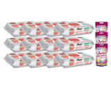 PACHET PROMO: 12× Șervețele Sleepy Easy Clean grapefruit 50 buc + 3× Soluție Perlux pentru îndepărtarea petelor