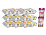 PACHET PROMO: 9× Șervețele Sleepy Easy Clean lămâie 50 buc + 2× Soluție Perlux pentru îndepărtarea petelor