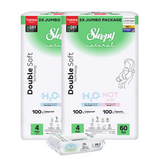 PACHET PROMO- 2x”Scutece-Chiloțel pentru bebeluși Sleepy Natural H2O Double- 4 MAXI”