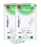 PACHET PROMO- 2x”Scutece-Chiloțel pentru bebeluși Sleepy Natural H2O Double-5 Junior”