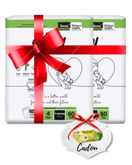 PACHET PROMO- 2x”Scutece-Chiloțel pentru bebeluși Sleepy Natural Double- 4 MAXI”