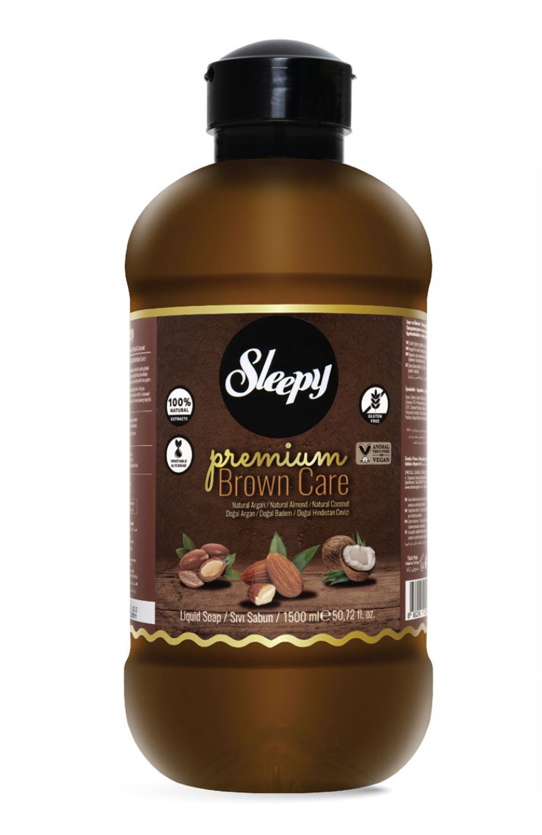 Săpun lichid Sleepy Premium Brown Care 1500ml