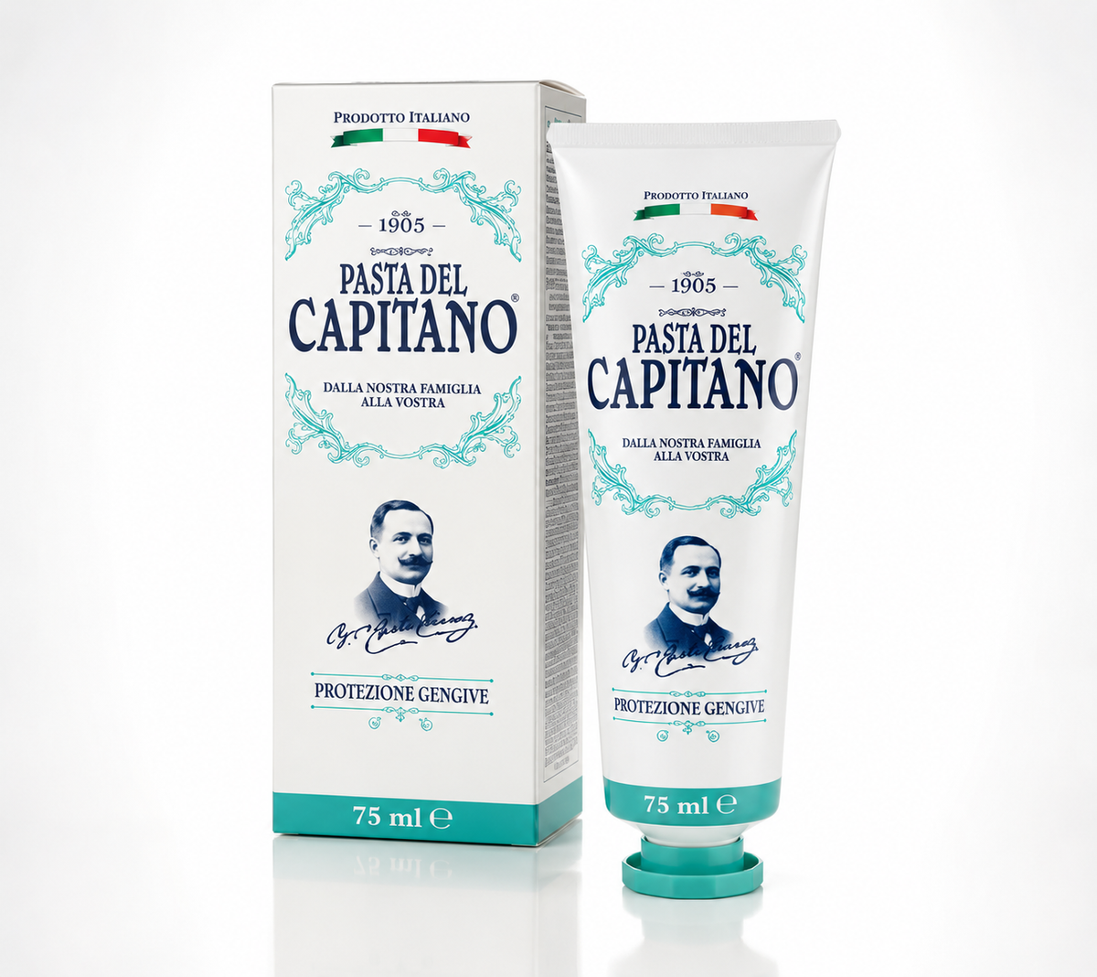 Pasta de dinti  pentru protectia gingiilor 75 ml- Pasta Del Capitano 1905