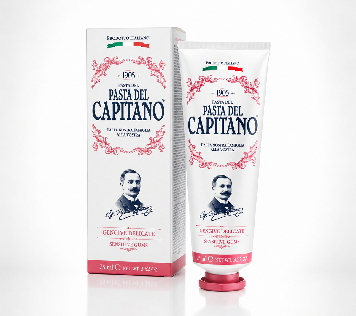 Pasta de dinti pentru gingii sensibile 75 ml- Pasta Del Capitano 1905