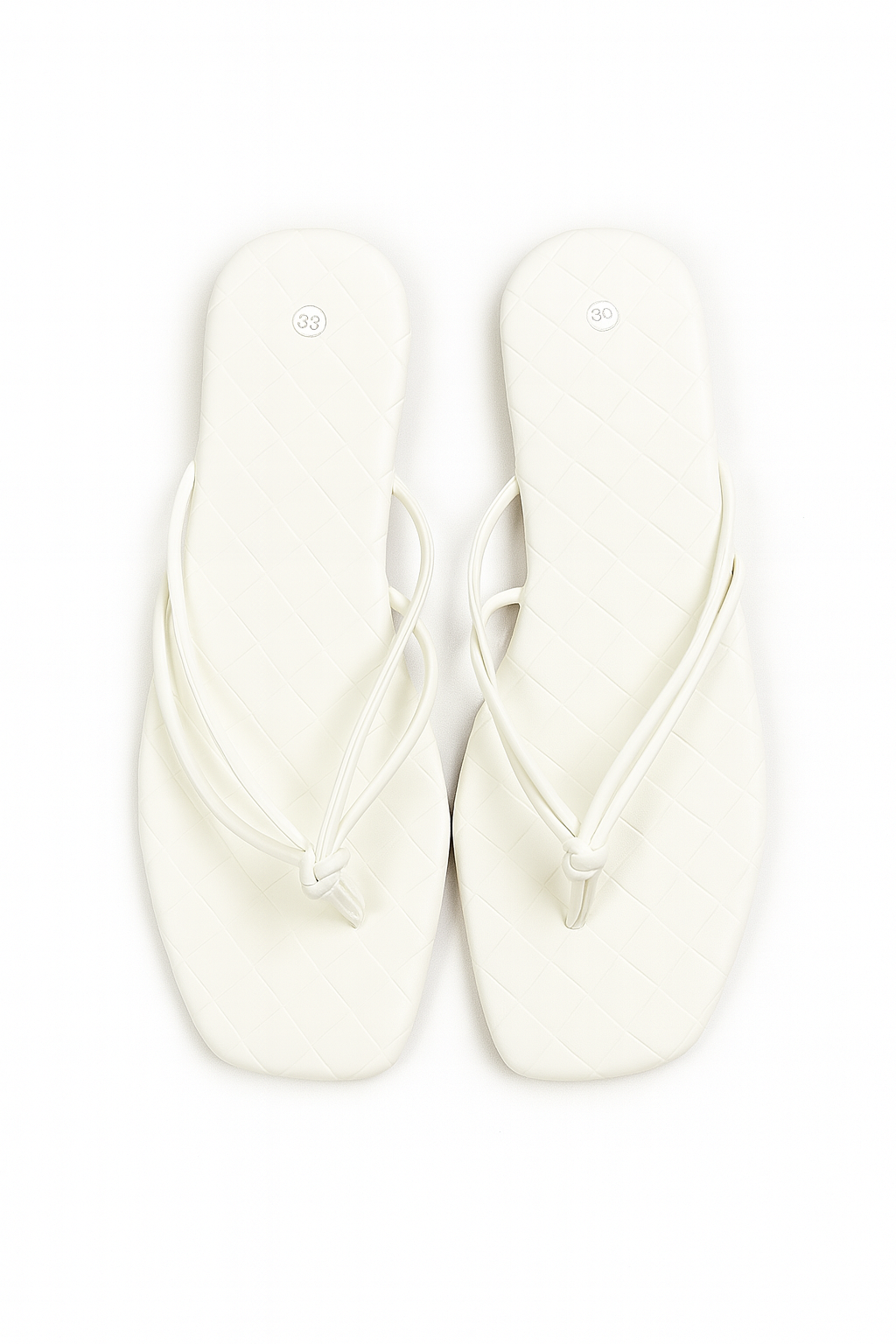Sandale Dama Minimal – Barete Fine & Talpă Matlasată- alb- marimea 37