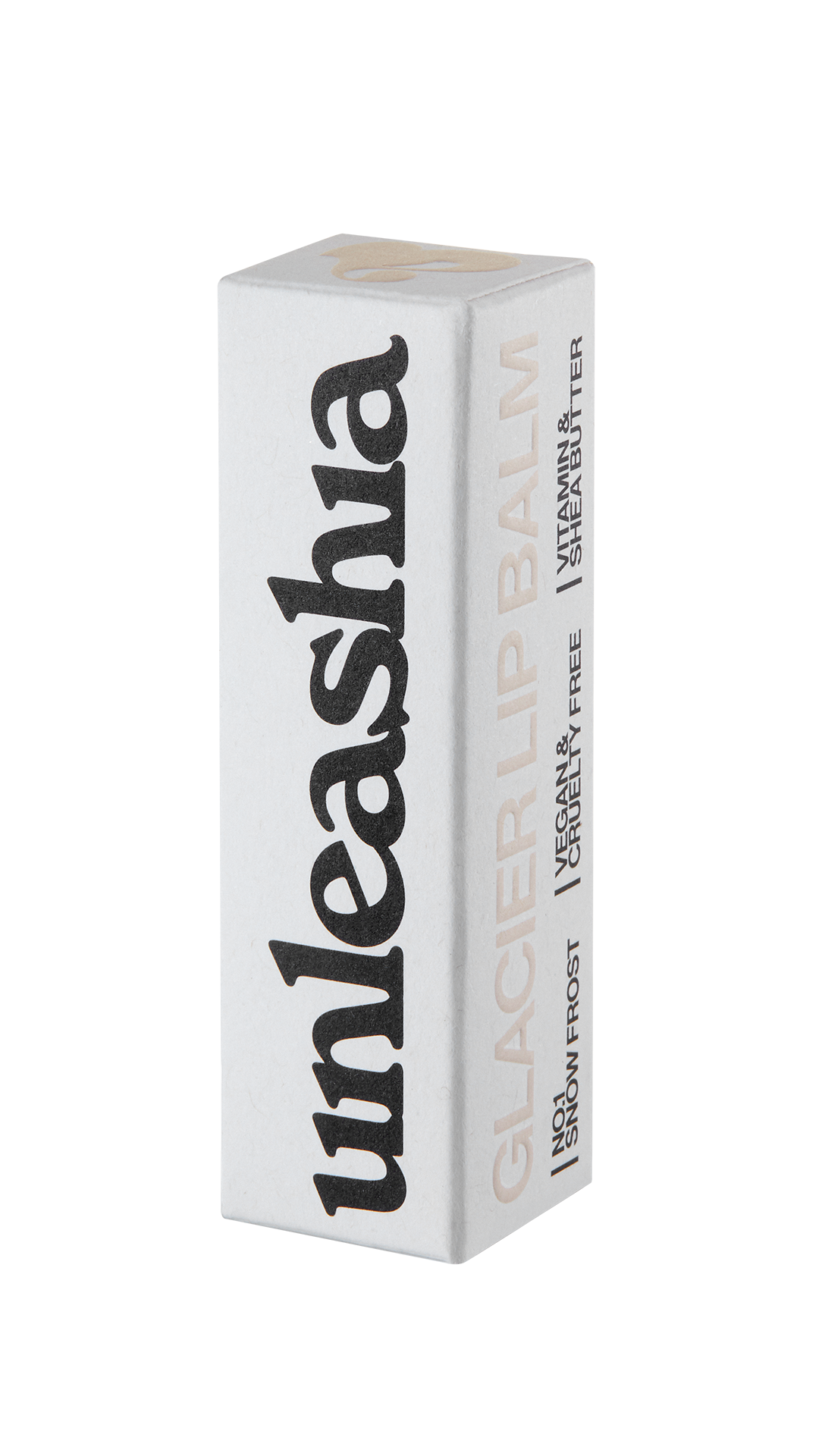 Unleashia Balsam de buze vegan Glacier N1 Snow Frost, 3.3g