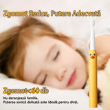 Periuta de dinti electrica pentru copii, JTF Sonic, J20C (4 capete de periuta, cablu de incarcare), Portocaliu